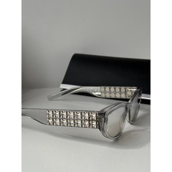 NEW Givenchy GV40078U Cat Eye Mirror Crystal Sunglasses $700 - Picture 5 of 7